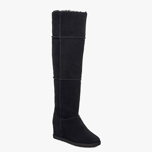 Ugg Classic Femme OTK Women Classic Boots Black (0753XOWAH)